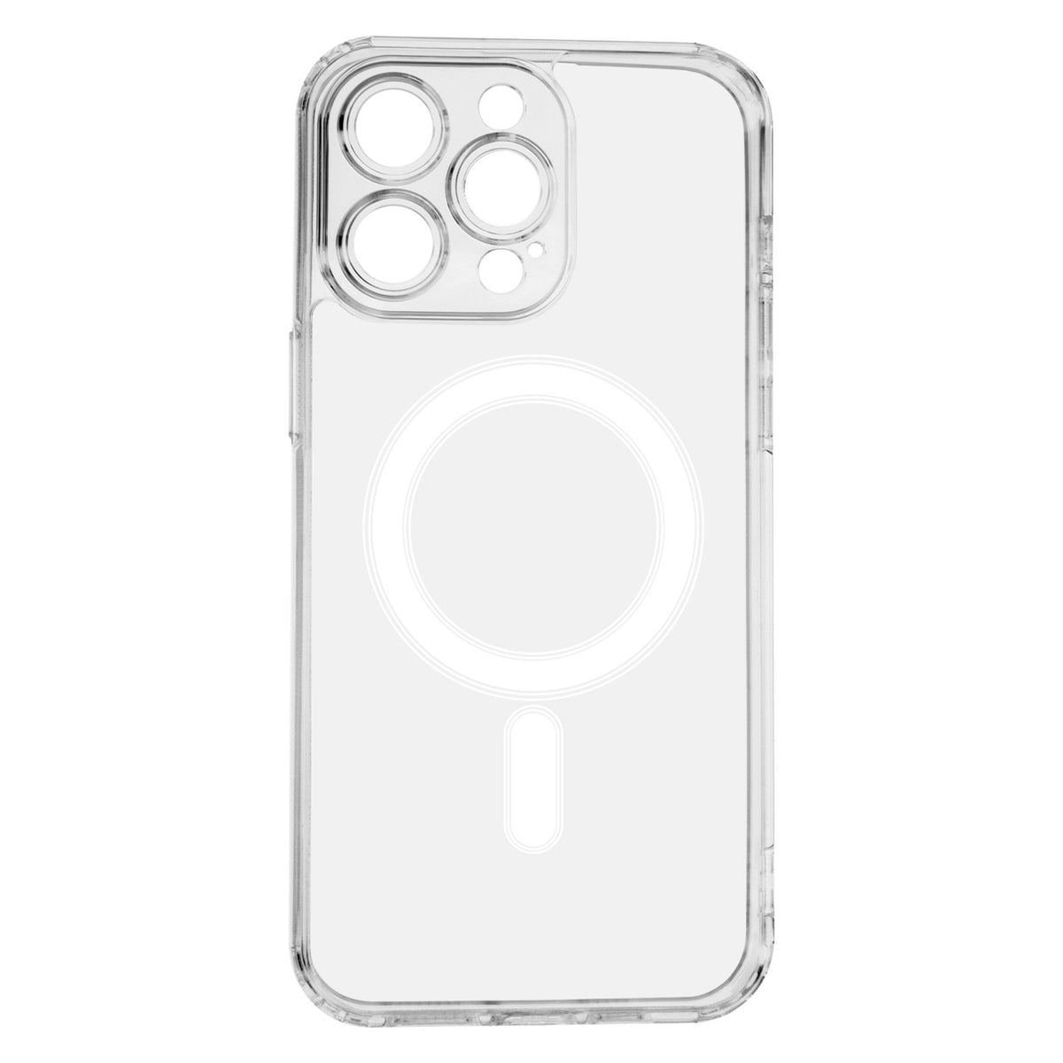 Triecienizturīgs 1,5 mm MagSafe vāciņš iPhone 15 Pro Max 6,7" caurspīdīgai kameras aizsardzībai
