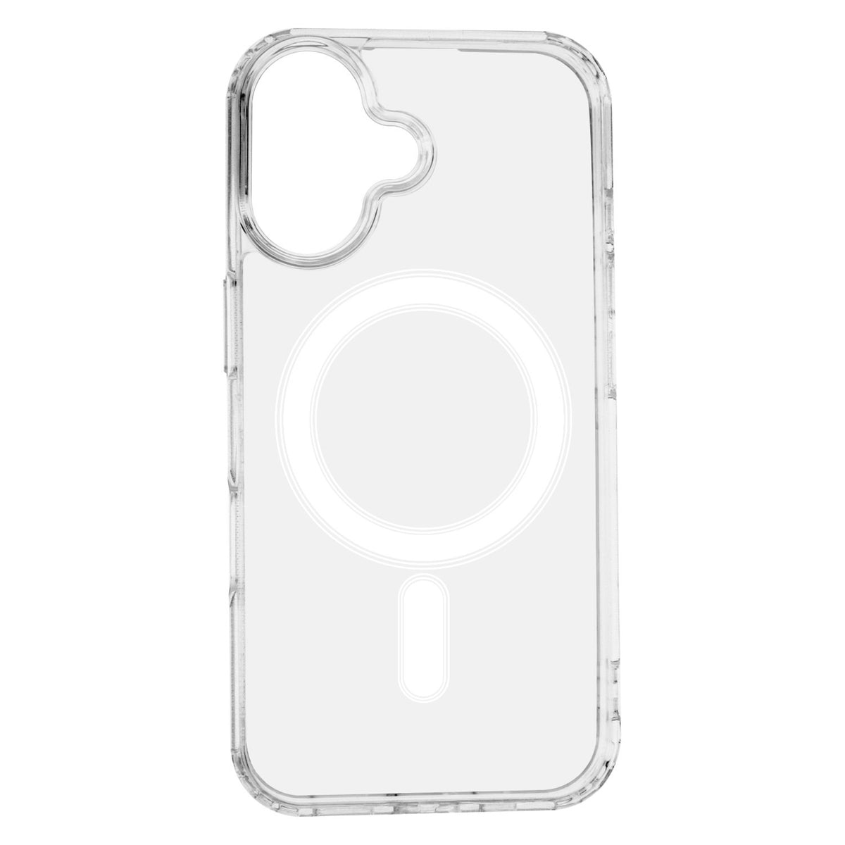 Triecienizturīgs 1,5 mm MagSafe vāciņš iPhone 16 6,1" caurspīdīgs ar lielu caurumu