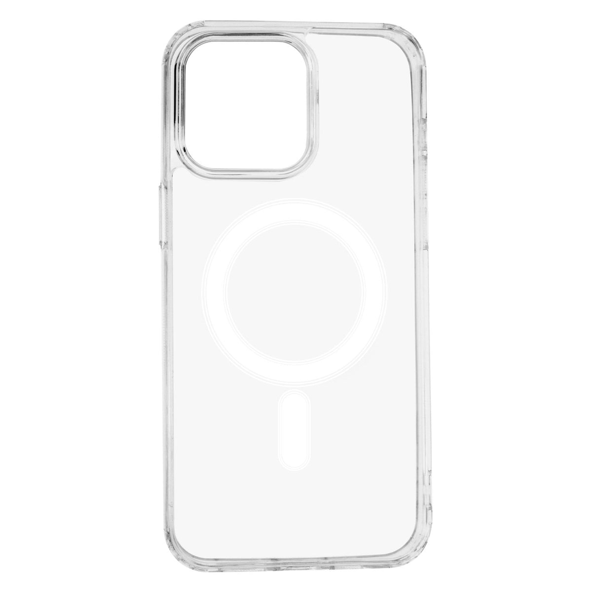 Triecienizturīgs 1,5 mm MagSafe vāciņš iPhone 15 Pro Max 6,7" caurspīdīgs ar lielu caurumu