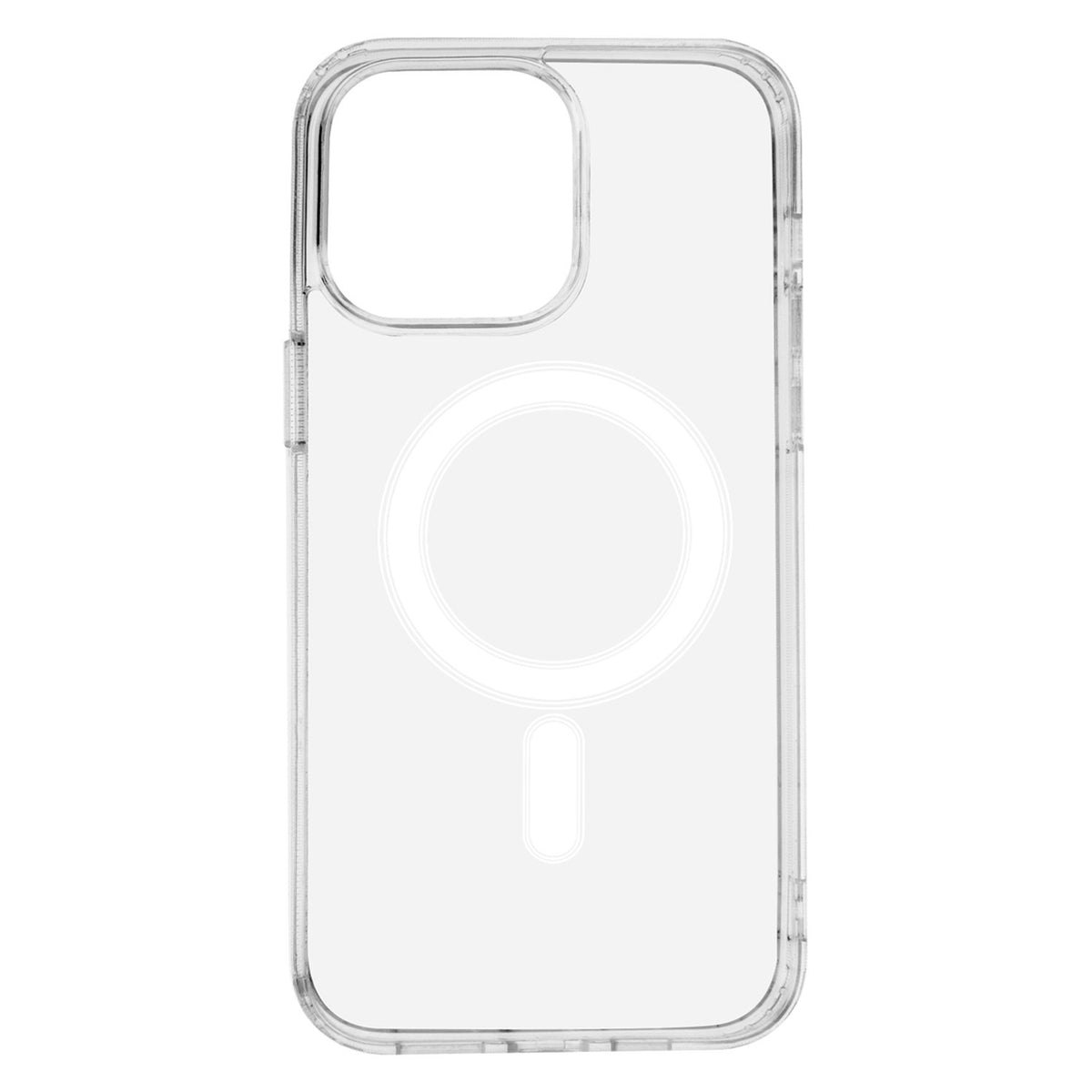 Triecienizturīgs 1,5 mm MagSafe vāciņš iPhone 14 Pro Max 6,7" caurspīdīgs ar lielu caurumu