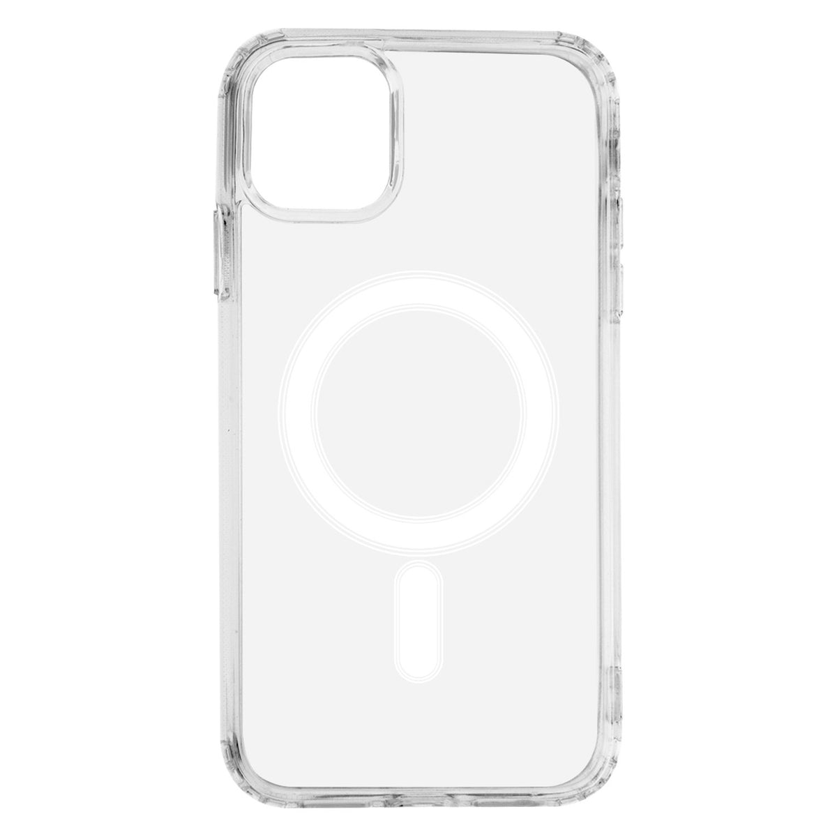 Triecienizturīgs 1,5 mm MagSafe vāciņš iPhone 11 caurspīdīgs ar lielu caurumu