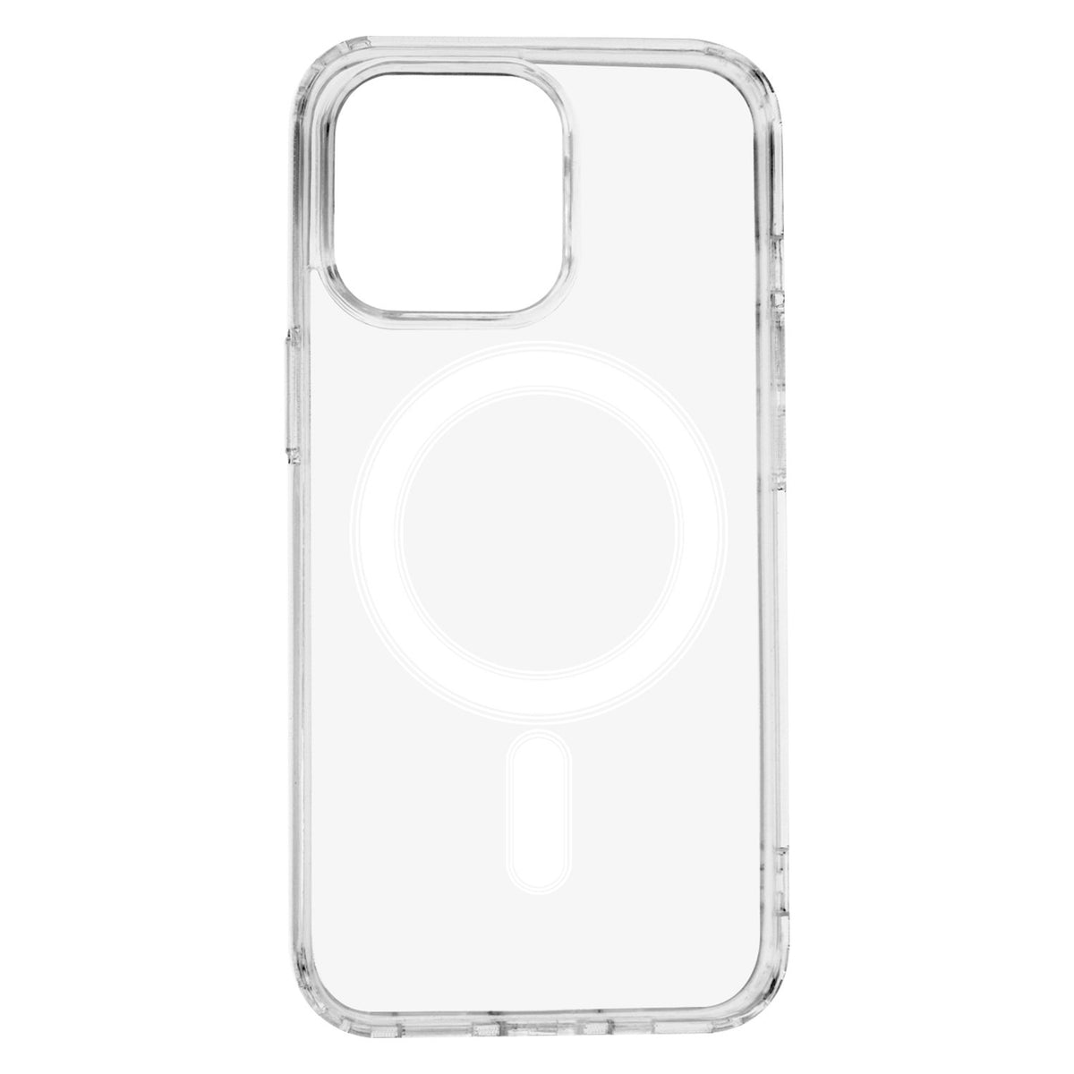 Triecienizturīgs 1,5 mm MagSafe vāciņš iPhone 13 Pro 6,1" caurspīdīgs ar lielu caurumu
