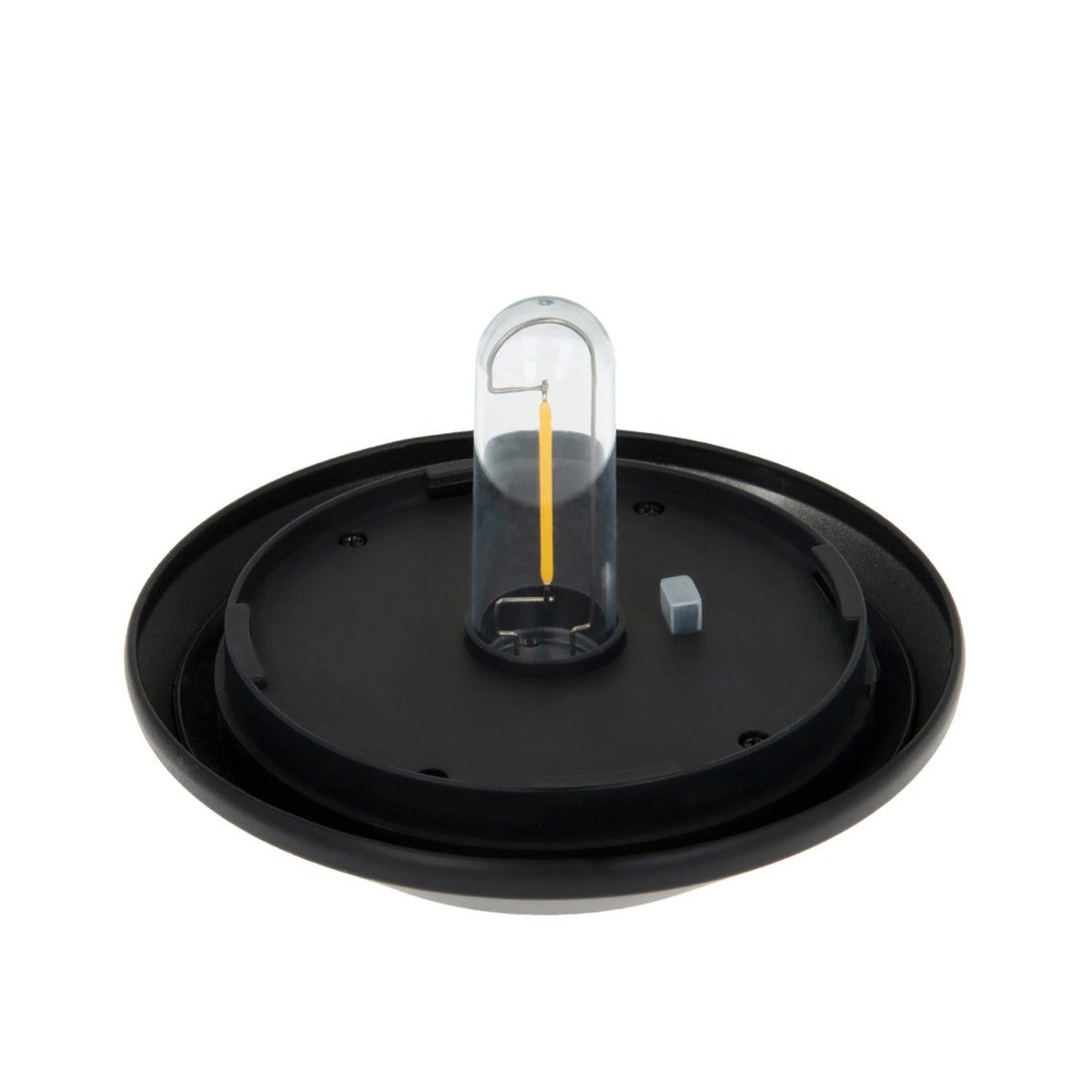 Forever Light LED lampa ar saules uzlādi Steel Post Sunari FLS-30, melna