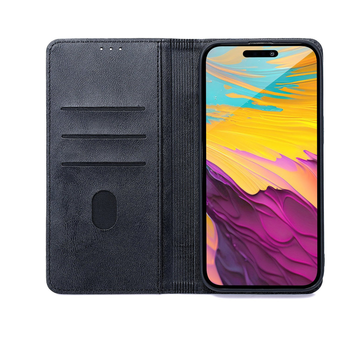 Smart Seam maciņš Motorola Moto G15 telefonam, melns