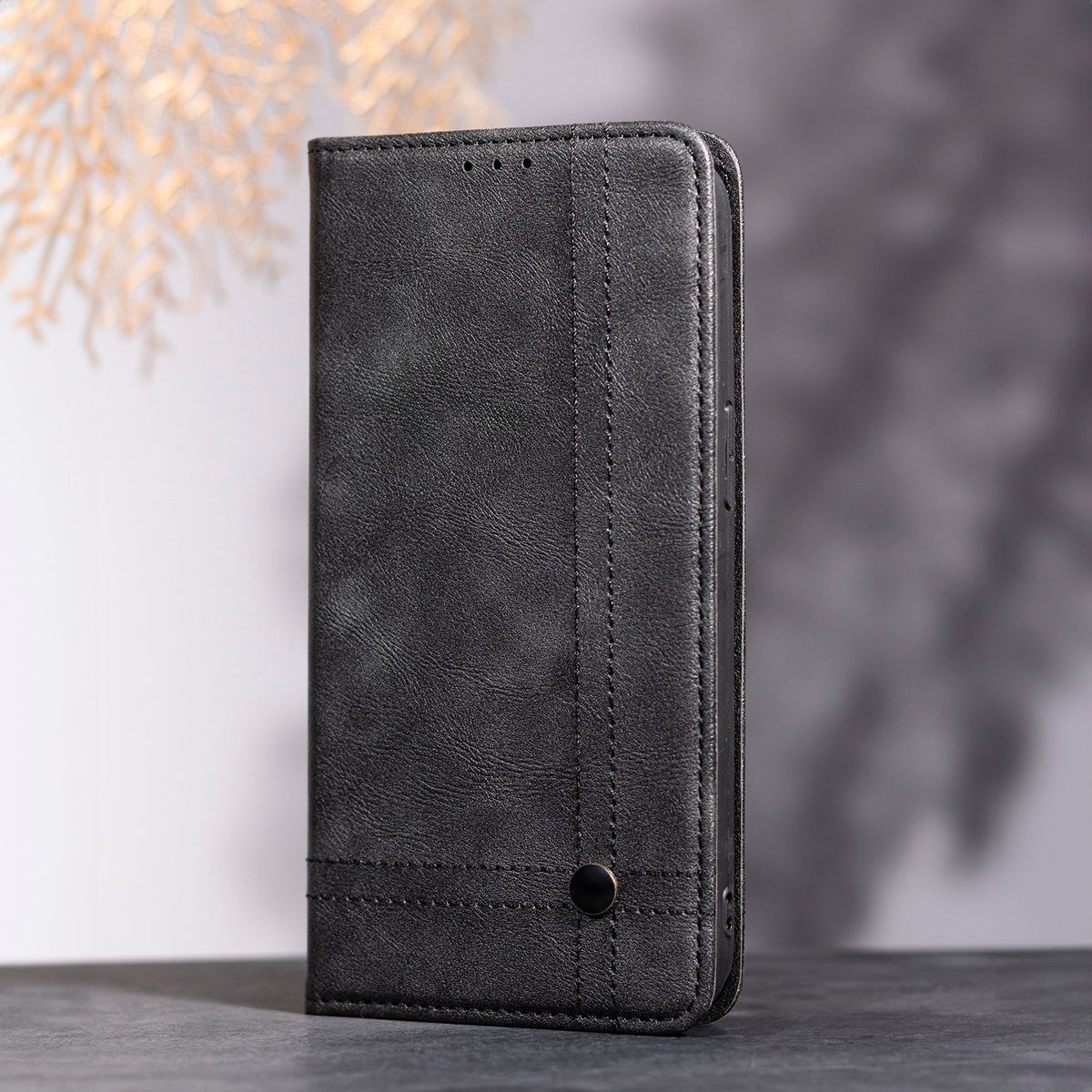 Smart Seam maciņš Motorola Moto G15 telefonam, melns
