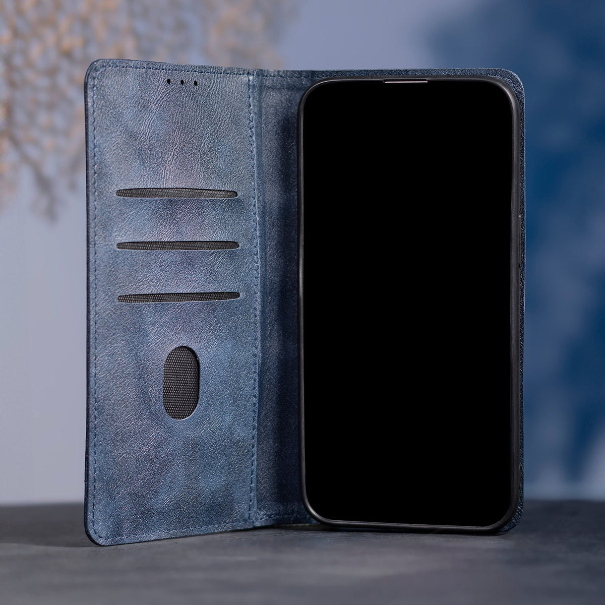 Smart Seam maciņš iPhone 17 Pro Max 6,9", tumši zils