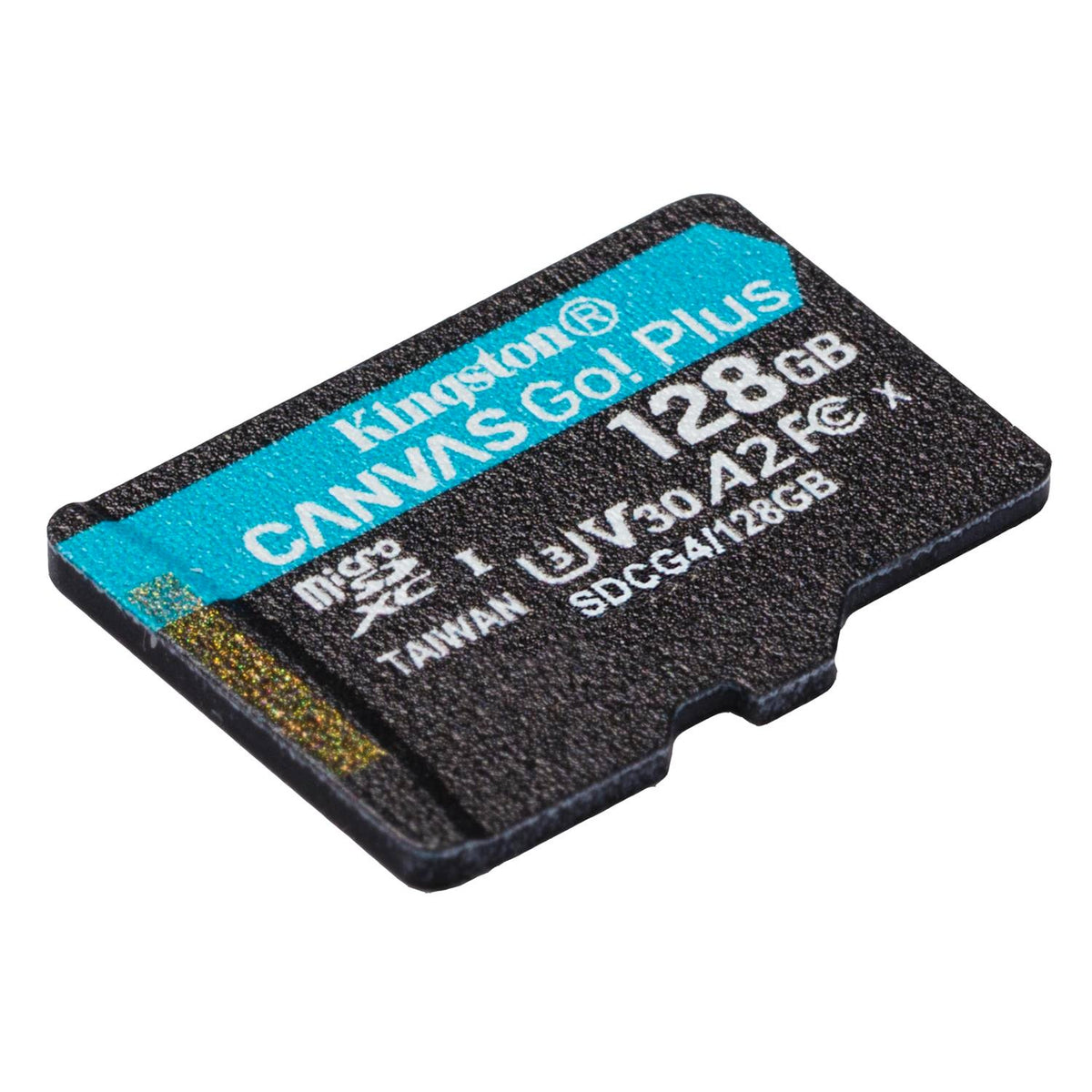 Kingston atmiņas karte 128GB microSDXC Canvas Go Plus Gen4 200MB/s A2 U3 V30 + adapteris