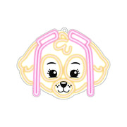 Hanging neona LED Paw Patrol on plexiglass - Skye OW-130546