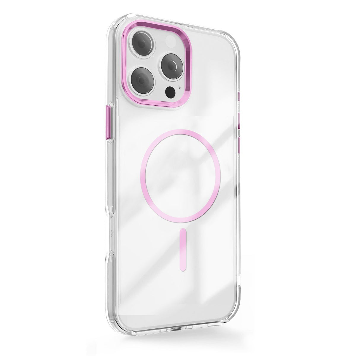 Caurspīdīgs Thin MagSafe vāciņš iPhone 17 Air 6,6", rozā