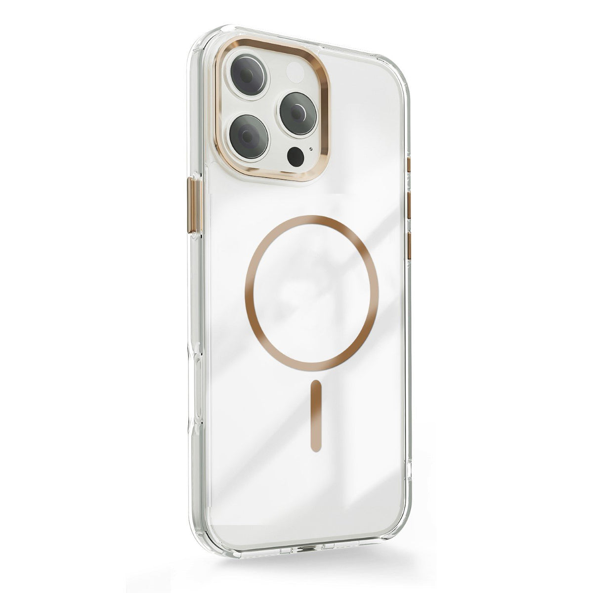 Caurspīdīgs Thin MagSafe vāciņš iPhone 17 Air 6,6", zeltains