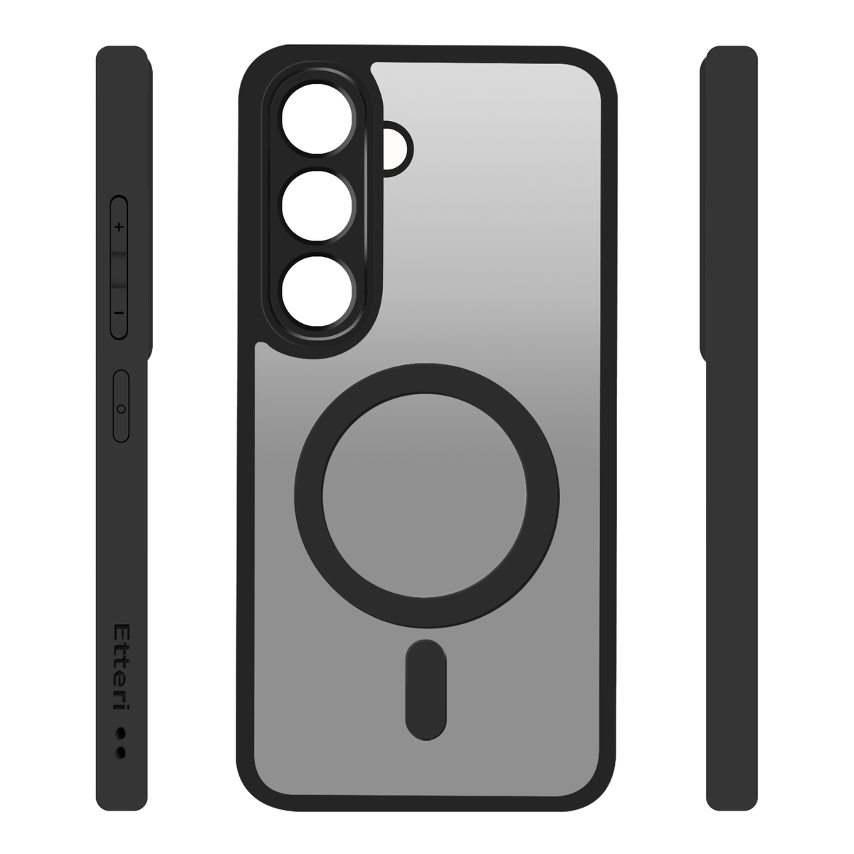 Etteri Matt MagSafe vāciņš Samsung Galaxy S26, melns