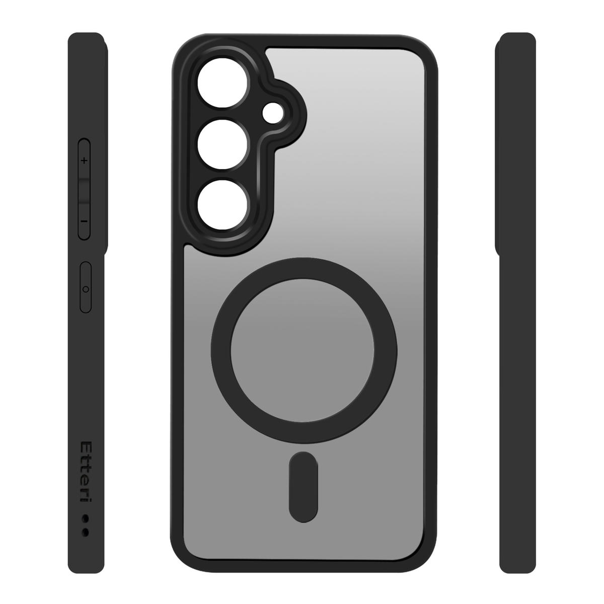 Etteri Matt MagSafe vāciņš Samsung Galaxy S25, melns