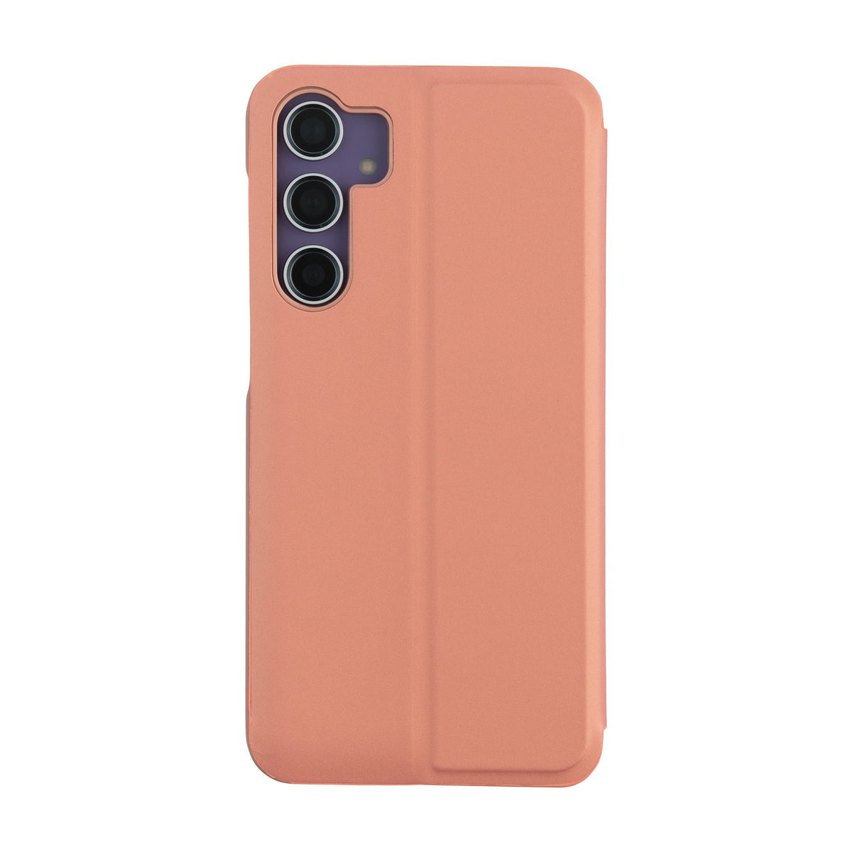 Atverams Mirror View vāciņš Samsung Galaxy A14 4G / A14 5G, rozā