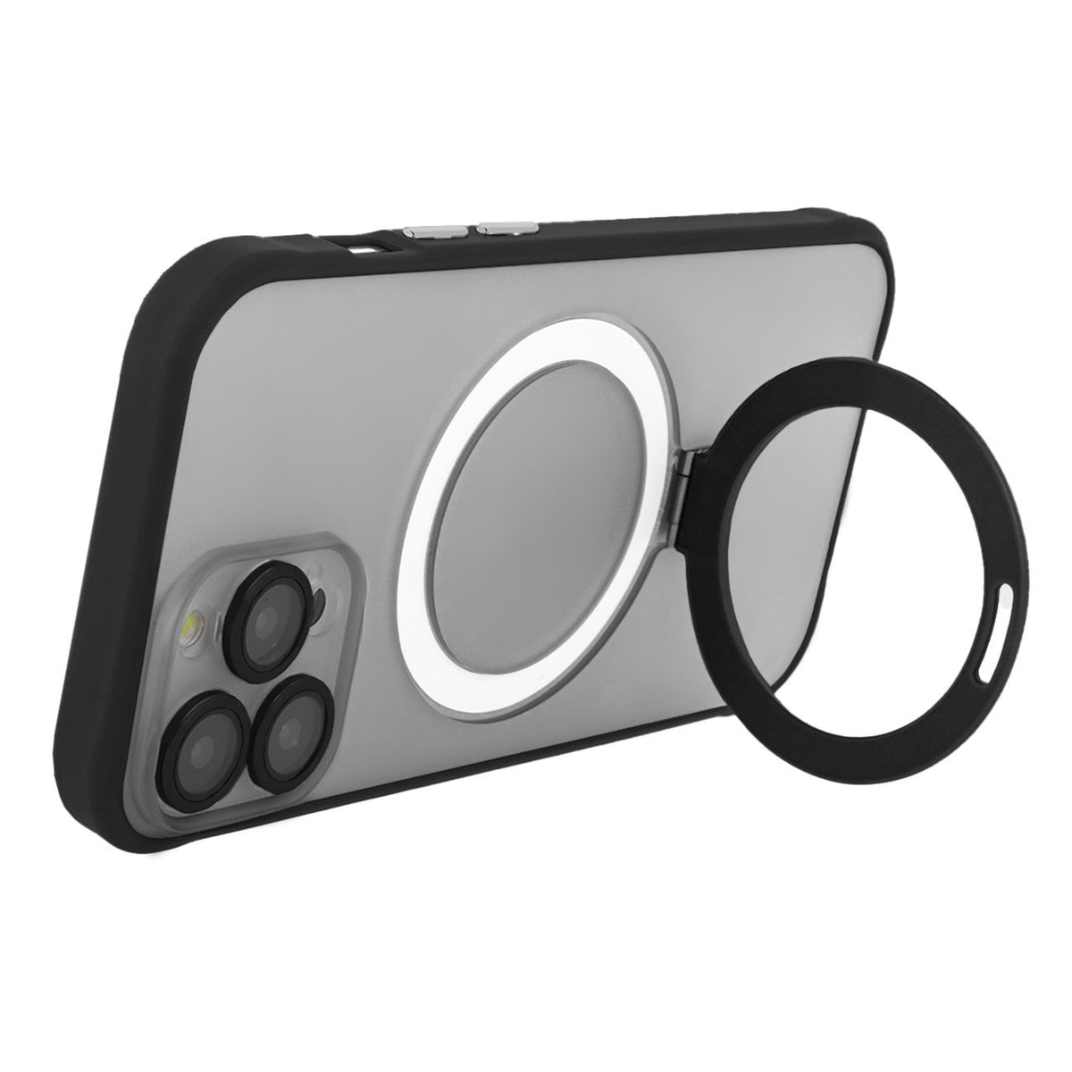 Ring Secure MagSafe vāciņš iPhone 15 Plus 6,7" melns