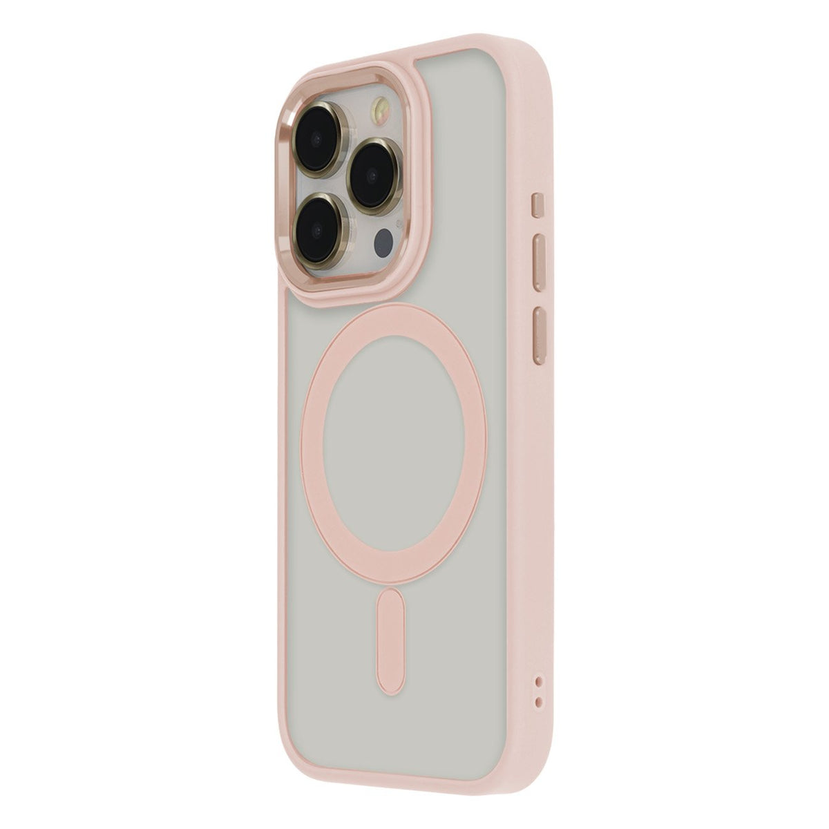 Satin Elegant MagSafe vāciņš iPhone 15 Plus 6,7", rozā