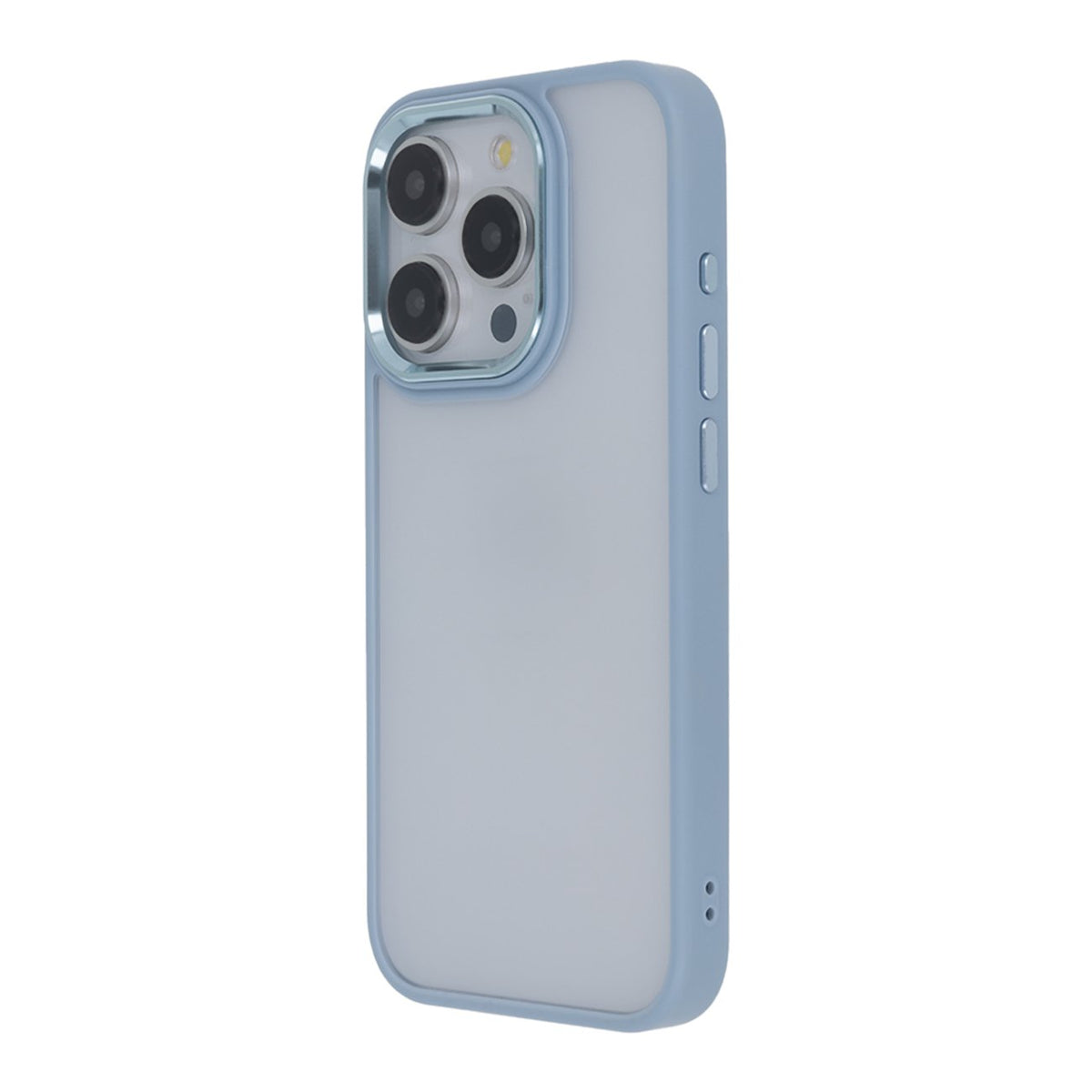 Satin Elegant Matt vāciņš iPhone 15 Plus 6,7", zils