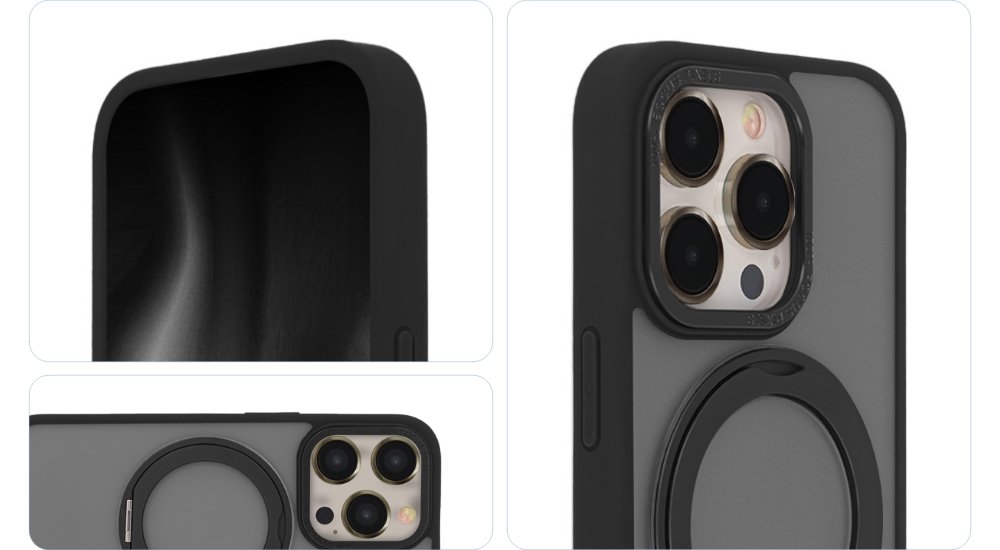 Secure Spinning MagSafe vāciņš iPhone 11, melns
