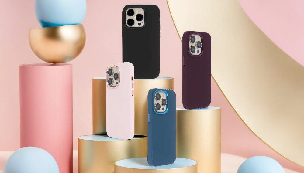 Satin Elegant vāciņš iPhone 11, tumši zils