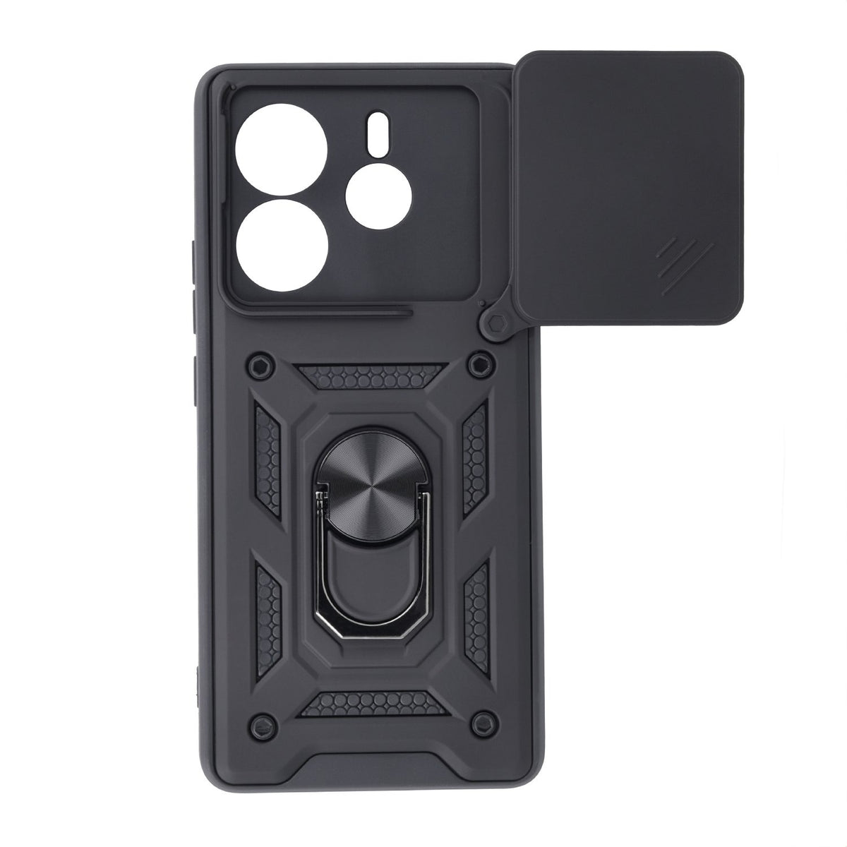 Defender Slide vāciņš Xiaomi Redmi Note 14 5G (Global), melns