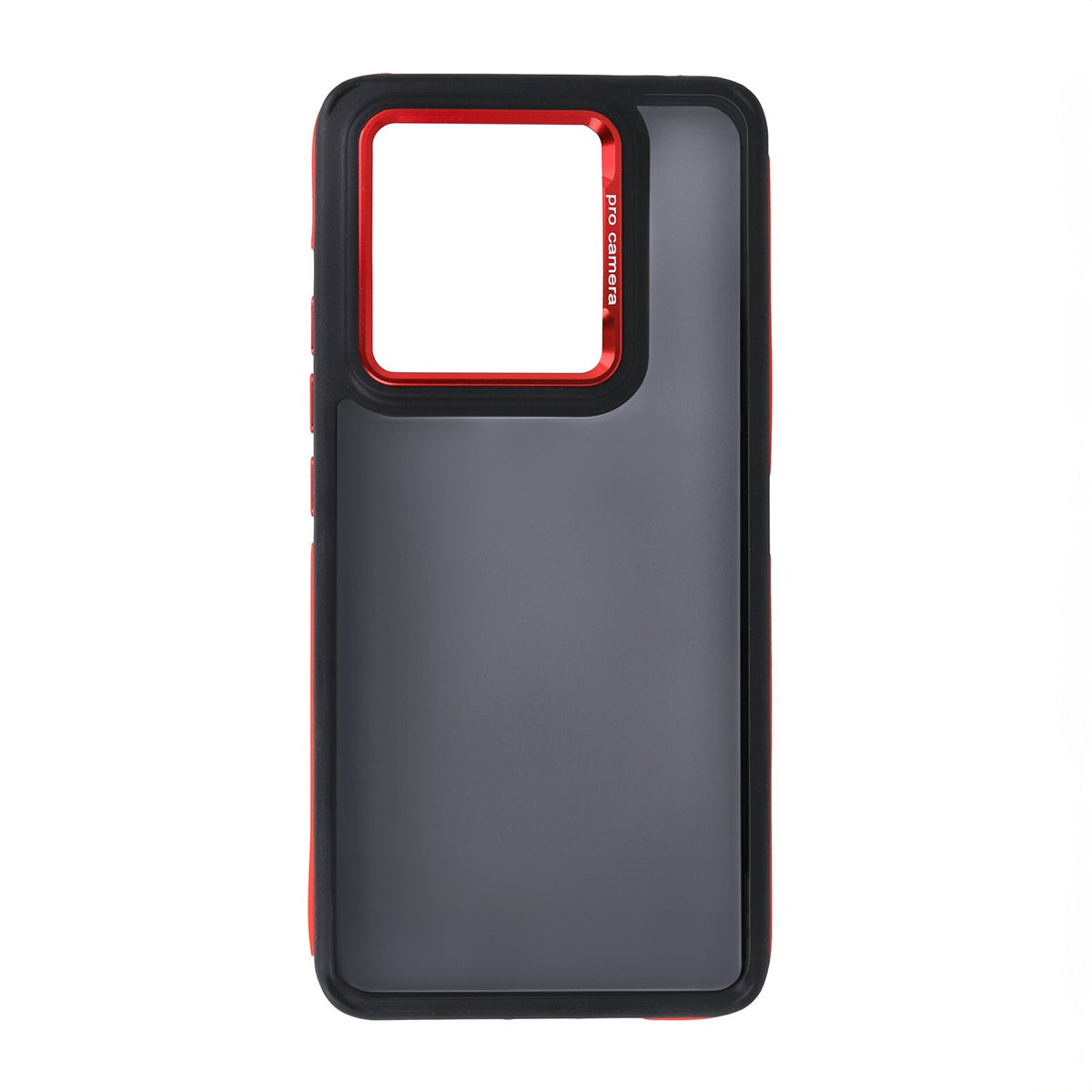 Kristāla melns vāciņš Xiaomi Redmi Note 14 5G (Global), sarkans