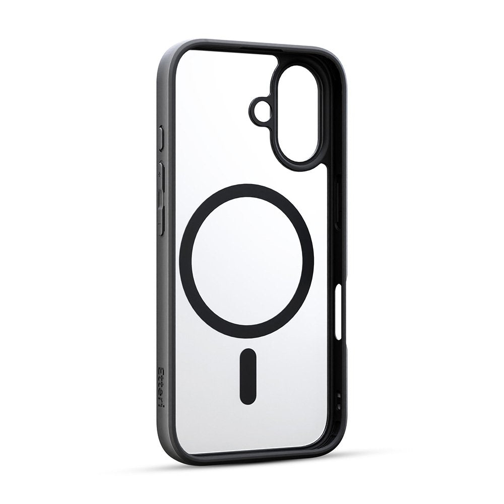 Etteri Matt MagSafe vāciņš iPhone 16 6,1", melns