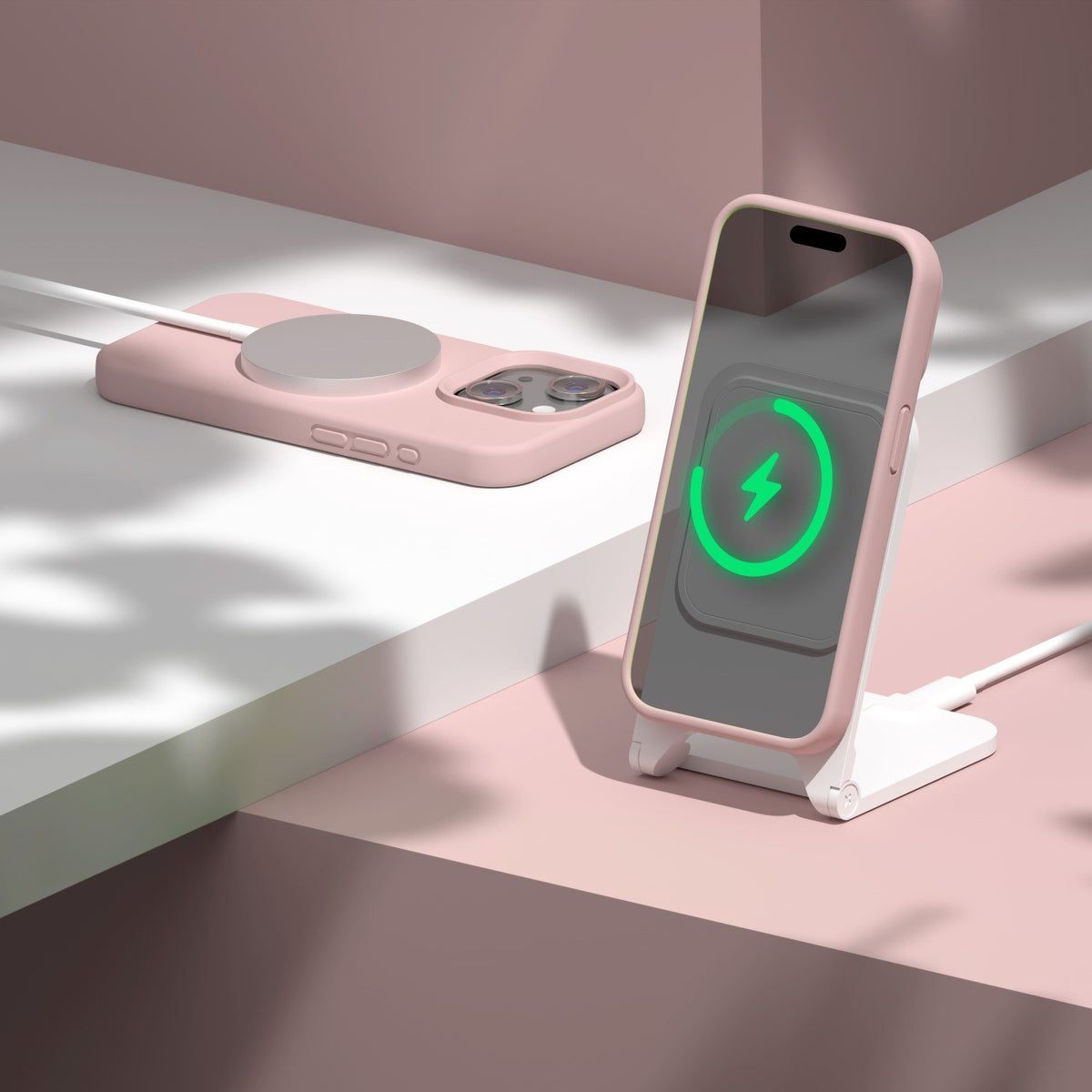 Etteri silikona vāciņš iPhone 11, gaiši rozā