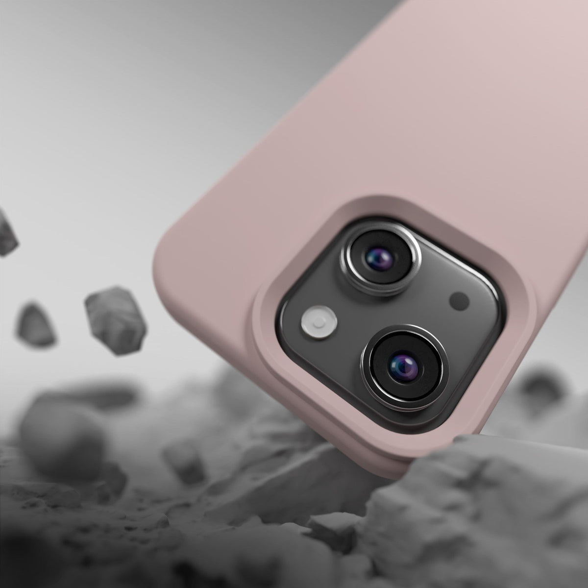 Etteri silikona vāciņš iPhone 11, gaiši rozā