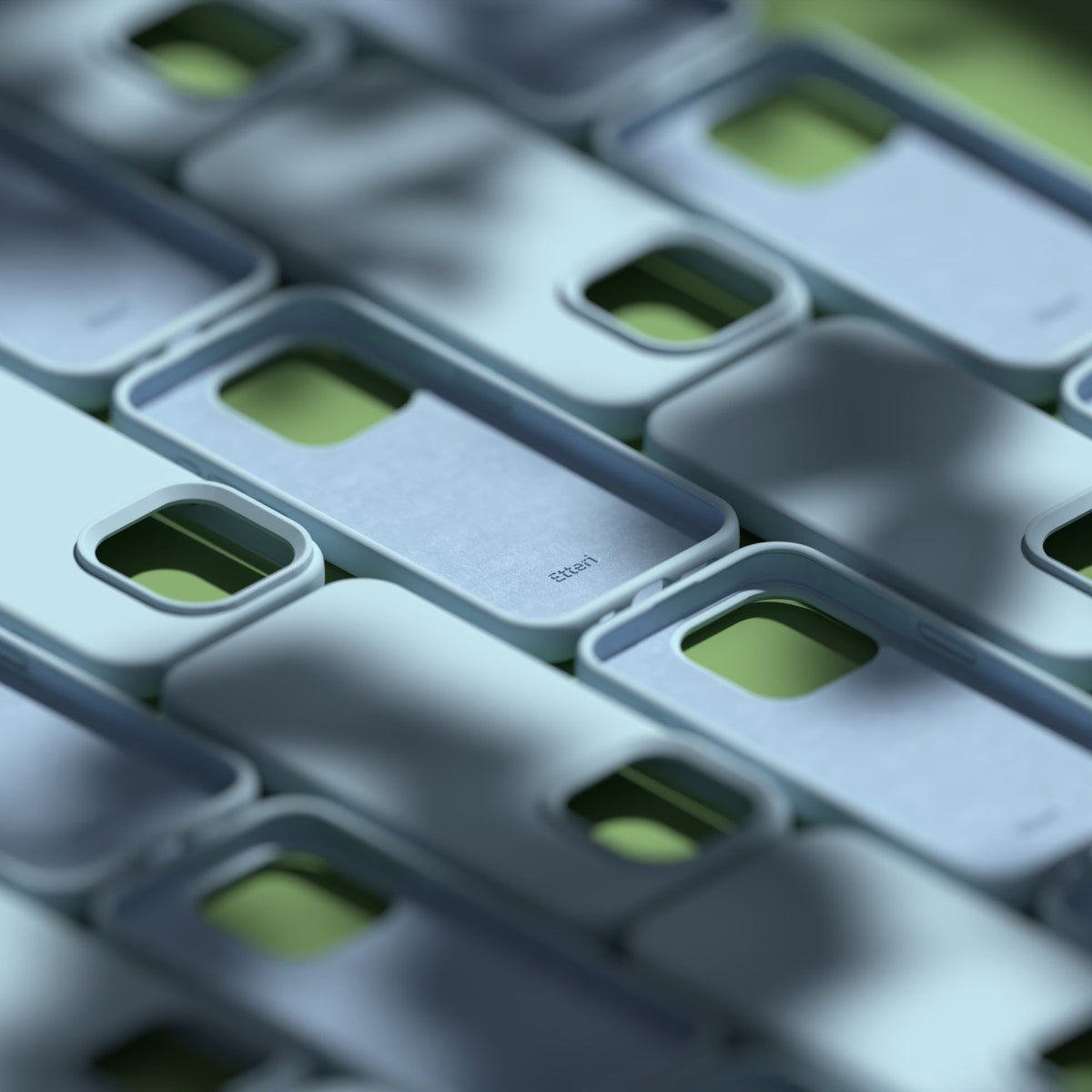 Etteri silikona vāciņš iPhone 12 / 12 Pro 6,1", gaiši zils