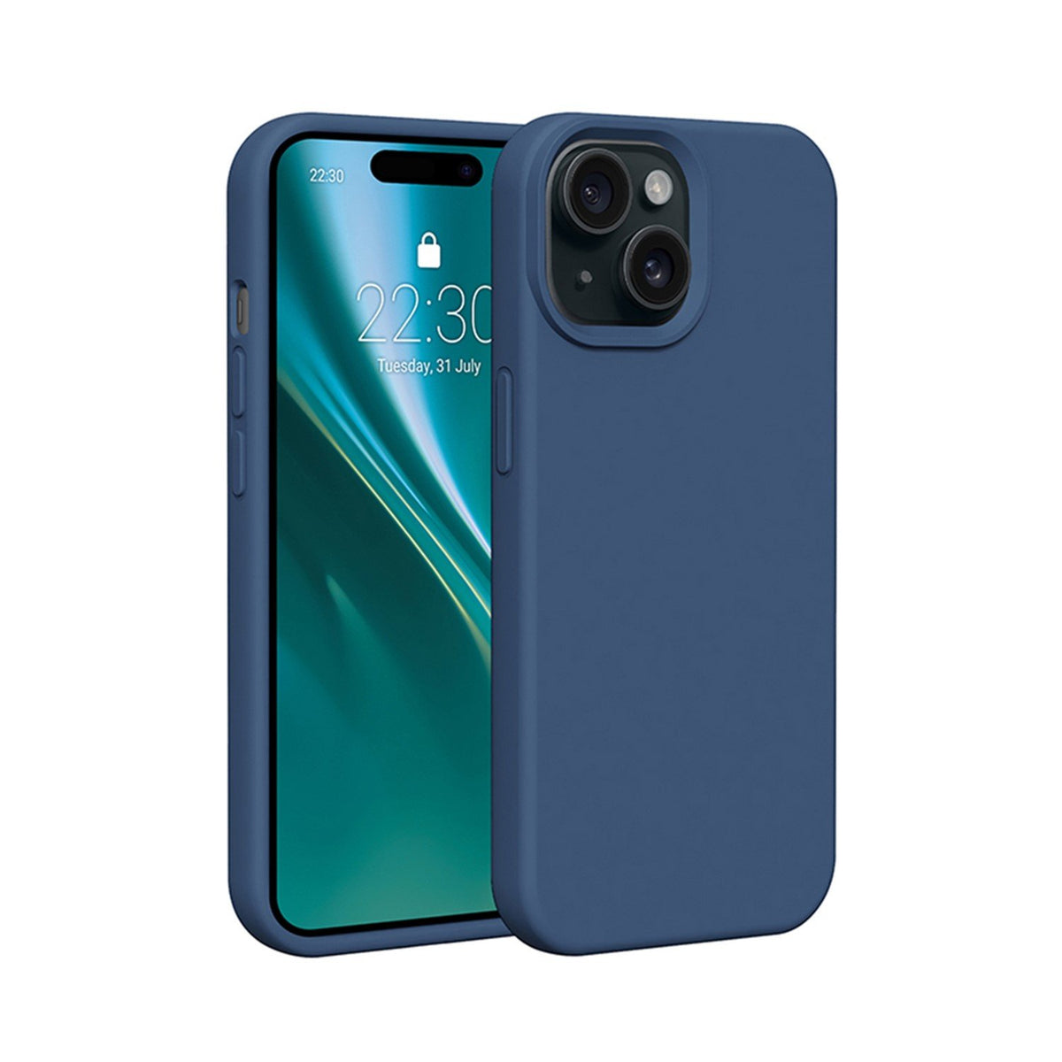 Etteri silikona vāciņš iPhone 14 6,1", tumši zils