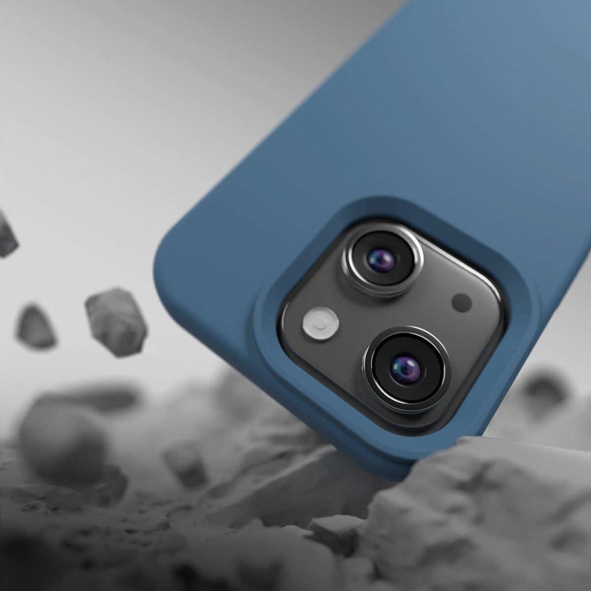 Etteri silikona vāciņš iPhone 14 6,1", tumši zils
