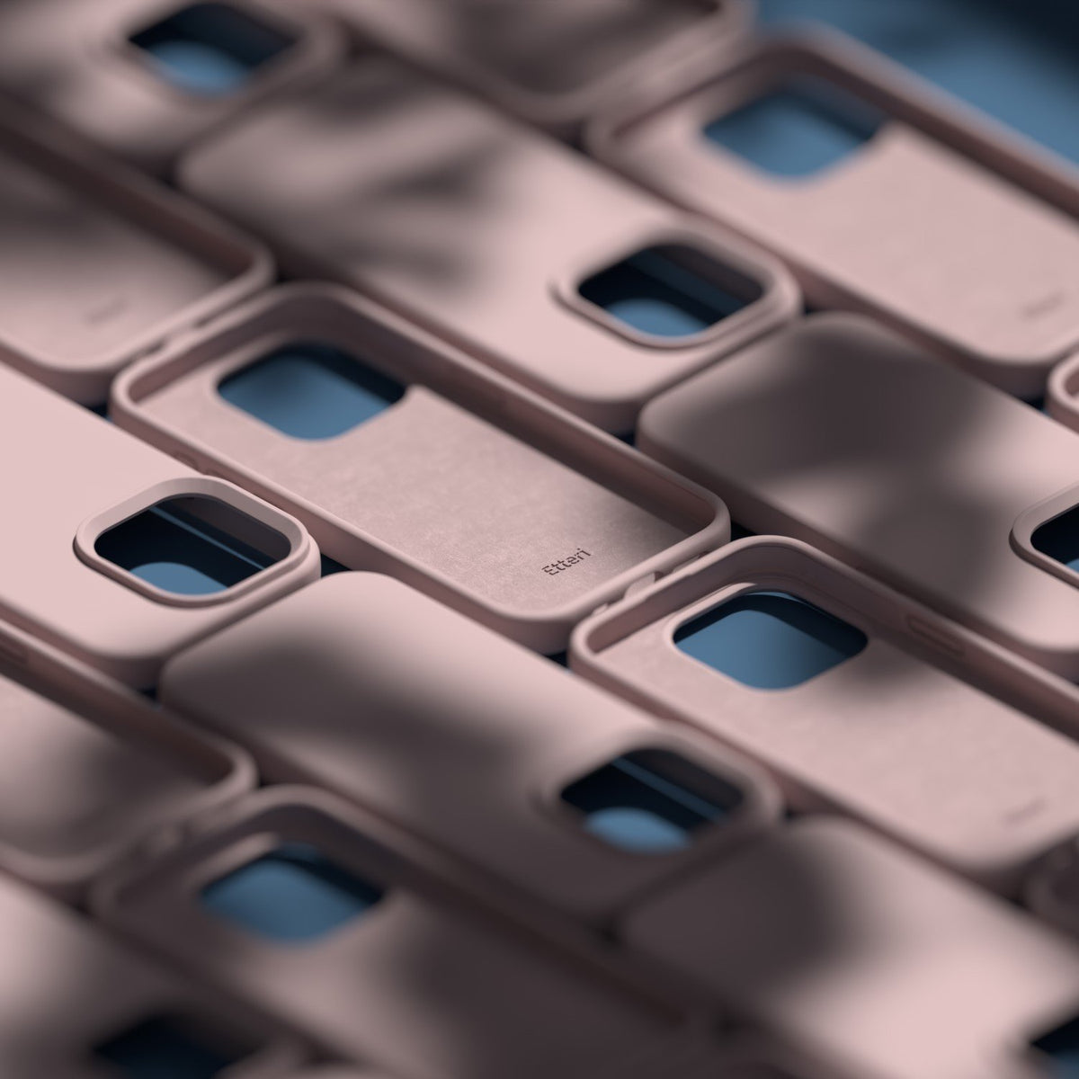 Etteri silikona vāciņš iPhone 15 Pro 6,1", gaiši rozā