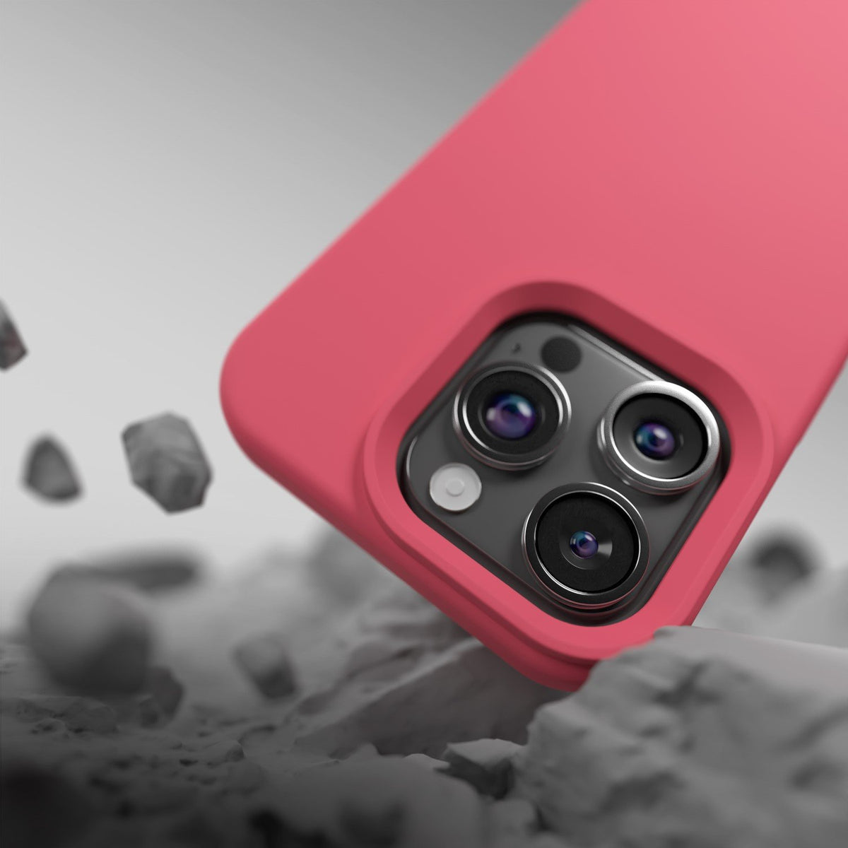 Etteri silikona vāciņš iPhone 15 Pro 6,1" Raspberry