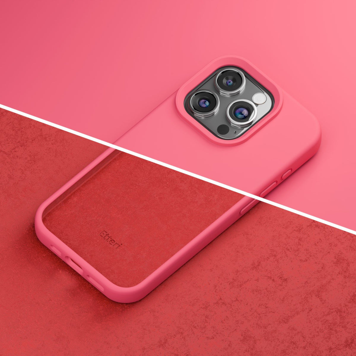 Etteri silikona vāciņš iPhone 15 Pro 6,1" Raspberry