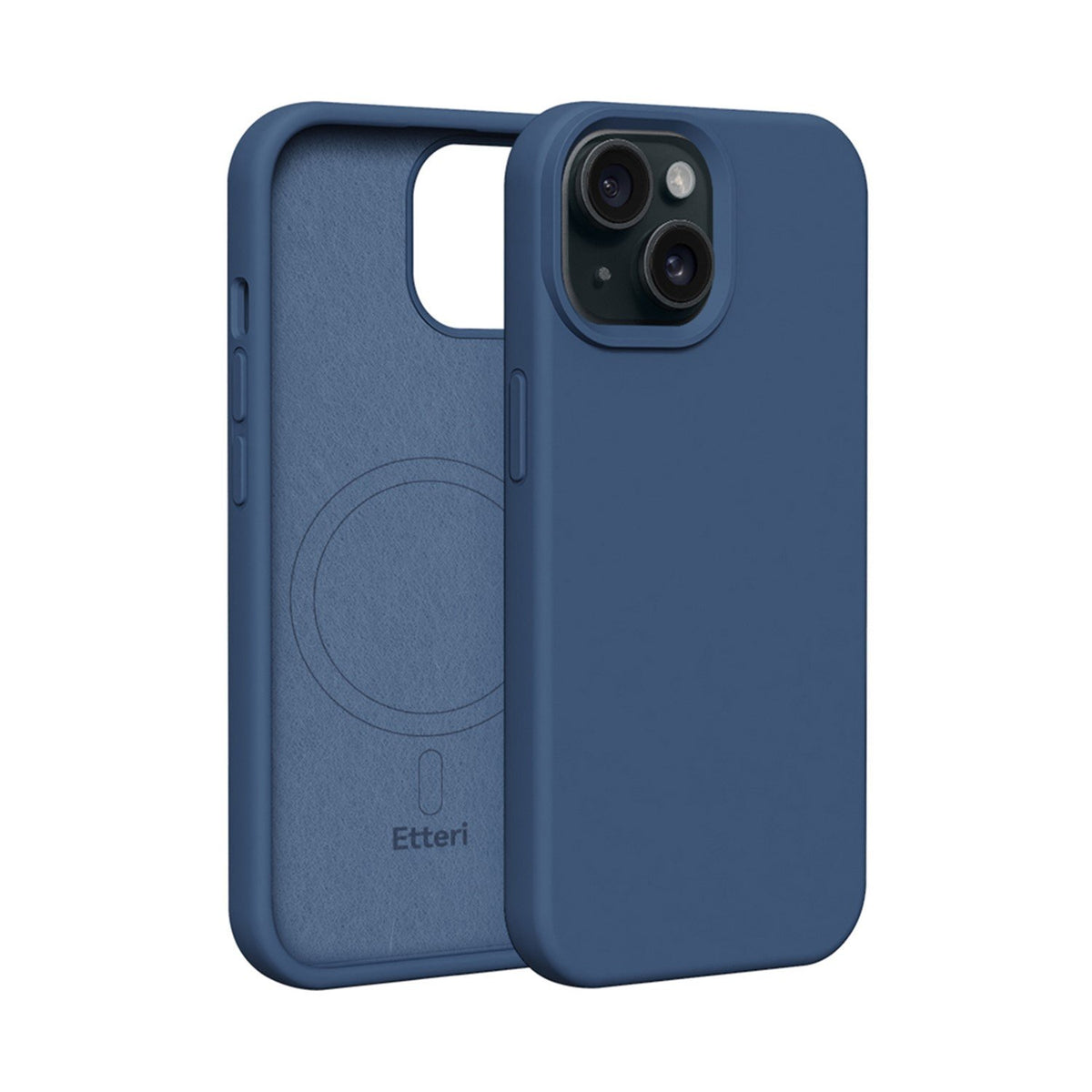 Etteri Silicone Mag case for iPhone 13 6,1" dark blue