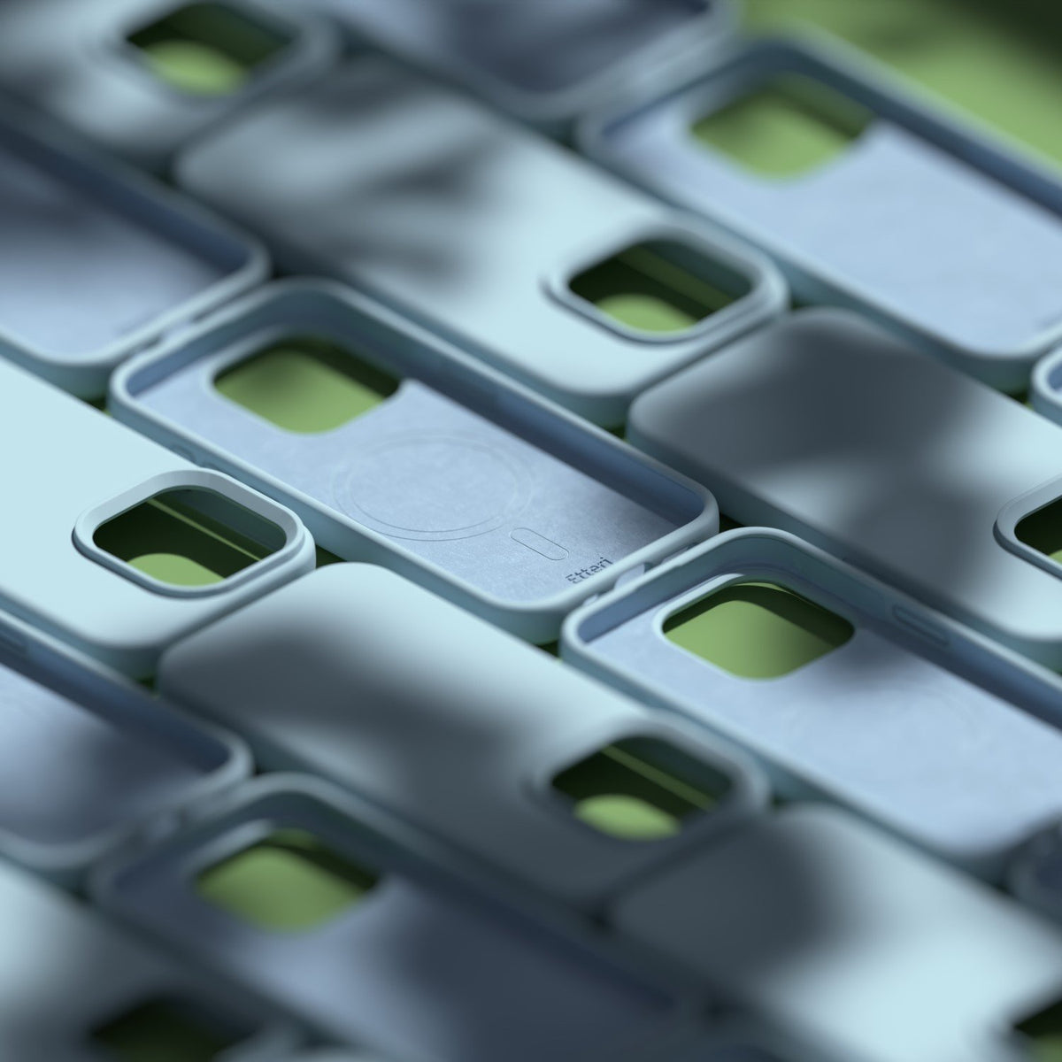 Etteri silikona MagSafe vāciņš iPhone 13 6,1", gaiši zils