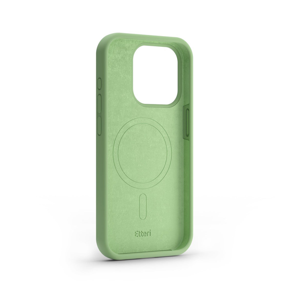 Etteri Silicone Mag case for iPhone 14 6,1" light green
