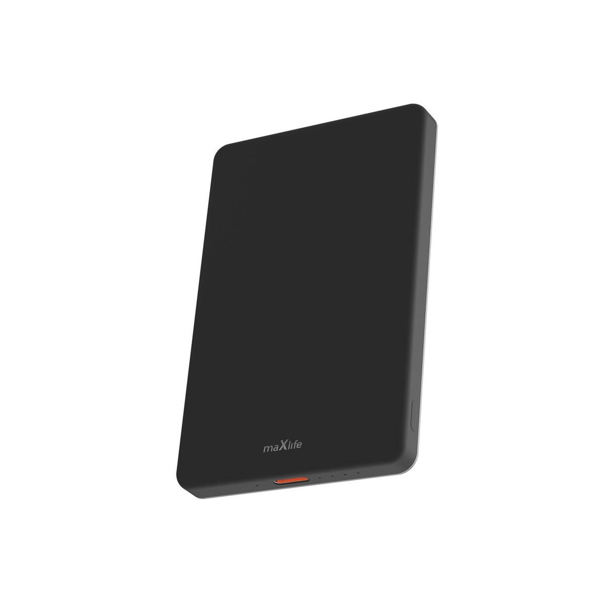 Maxlife ārējā baterija ar bezvadu lādēšanu MXPB-05 20W PD 5000 mAh, magnētiska, melna