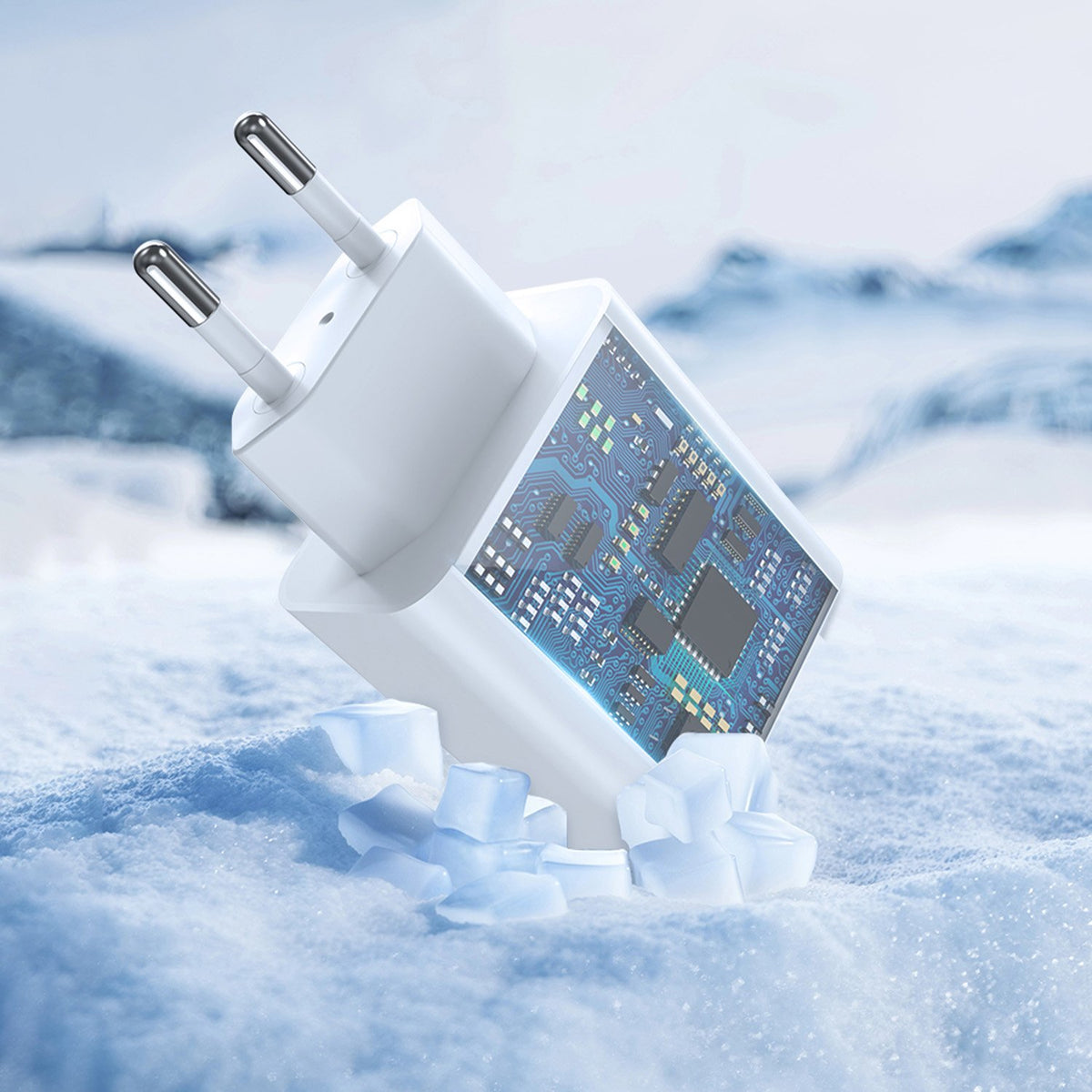 Devia tīkla lādētājs Rocket PD 45W 1x USB-C, balts