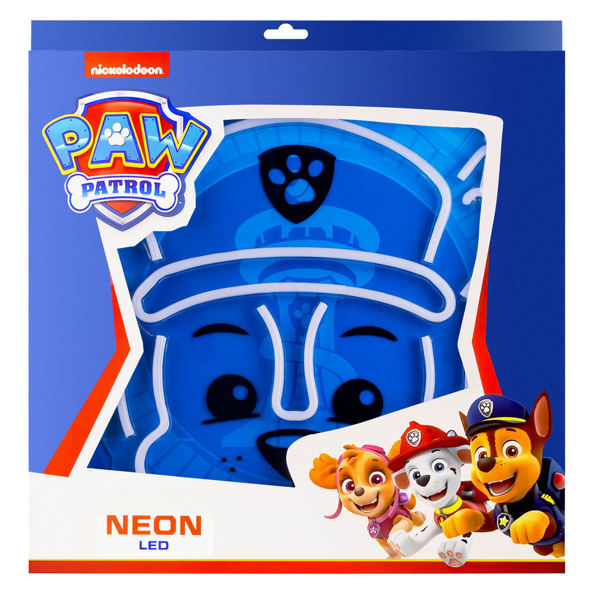 Hanging neona LED Paw Patrol on plexiglass - Chase OW-130346