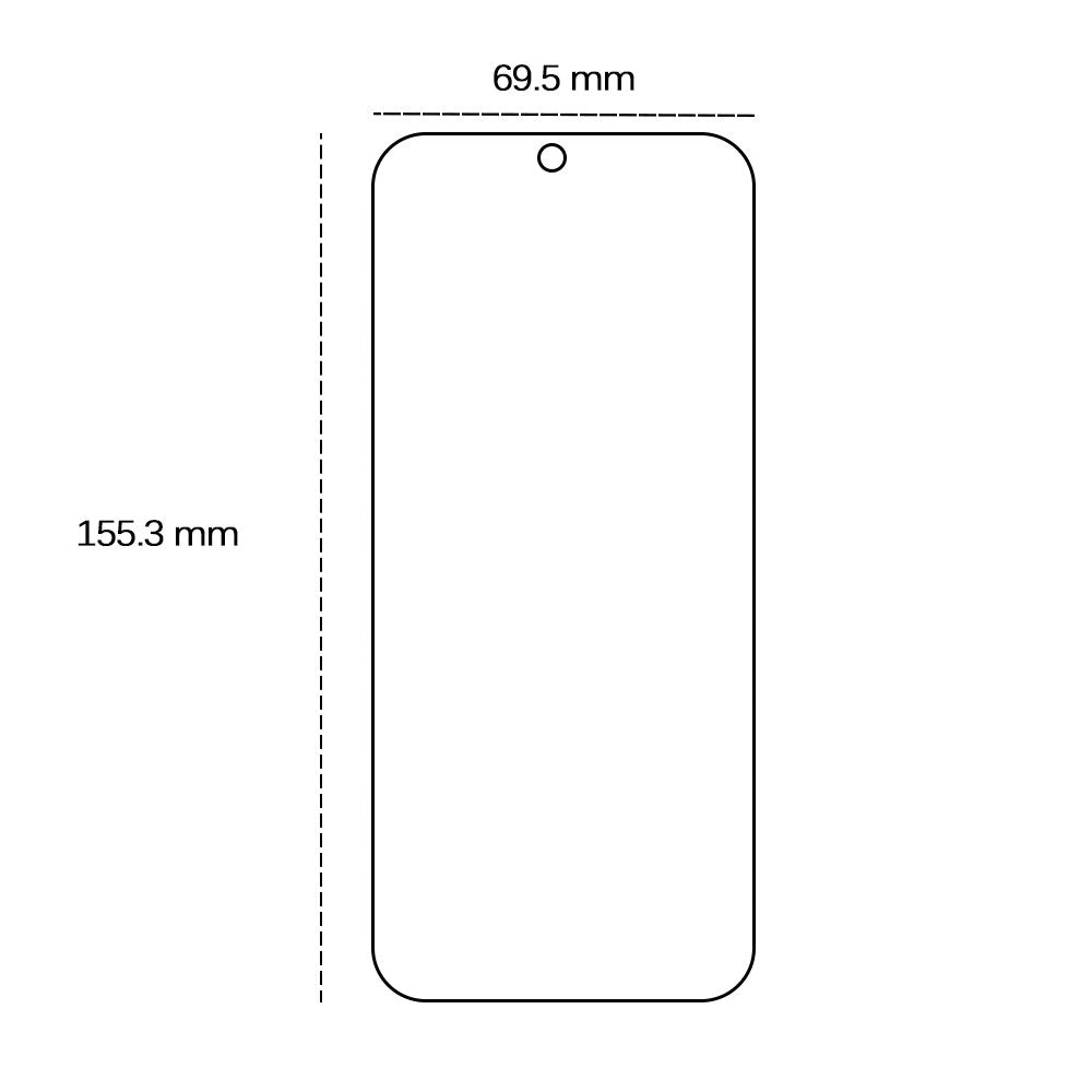 Aizsargstikls 2,5D Honor 90 Lite 5G