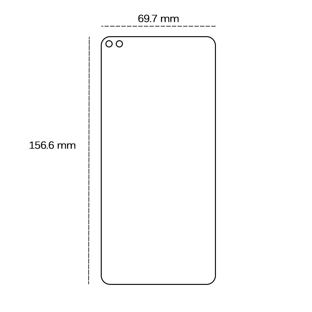 Rūdīts 2,5D stikls Motorola Moto G100 / G200 / G60S / G51 5G / G9 Power / T-Phone Pro 6/128GB tālrunim