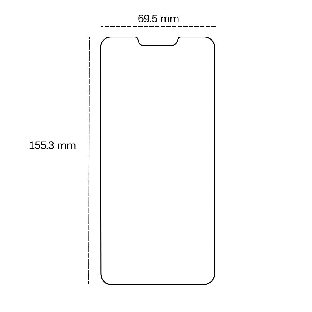 Aizsargstikls 2,5D Motorola Moto G72