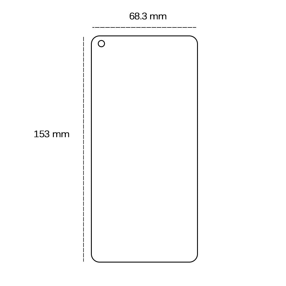 Aizsargstikls 2,5D Oppo Reno 6 5G