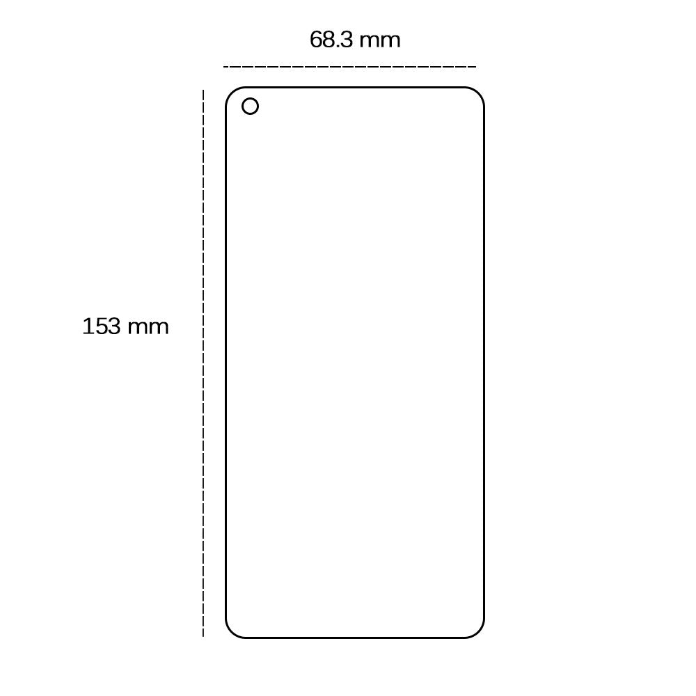 Aizsargstikls 2,5D Oppo Reno 7 5G