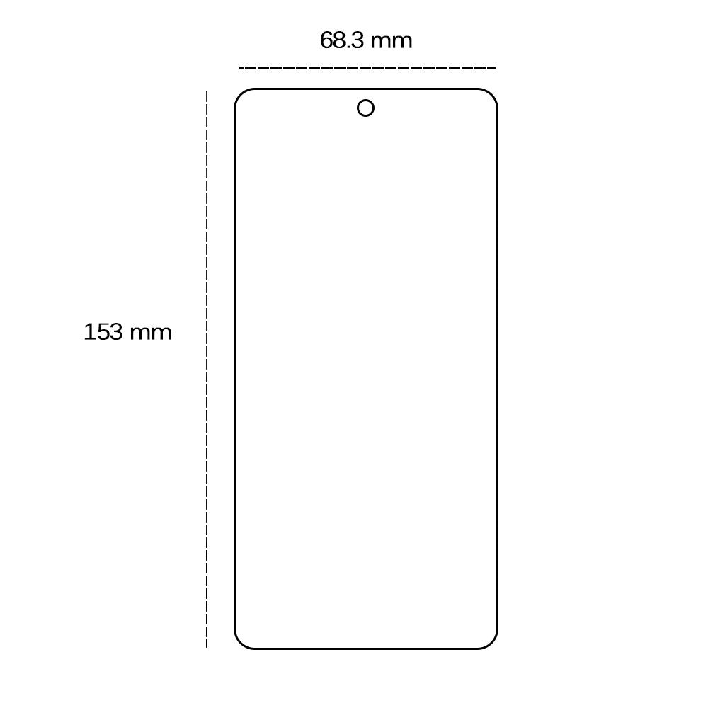 Rūdīts stikls 2,5D Oppo Reno 8T 4G / 8 / 8z