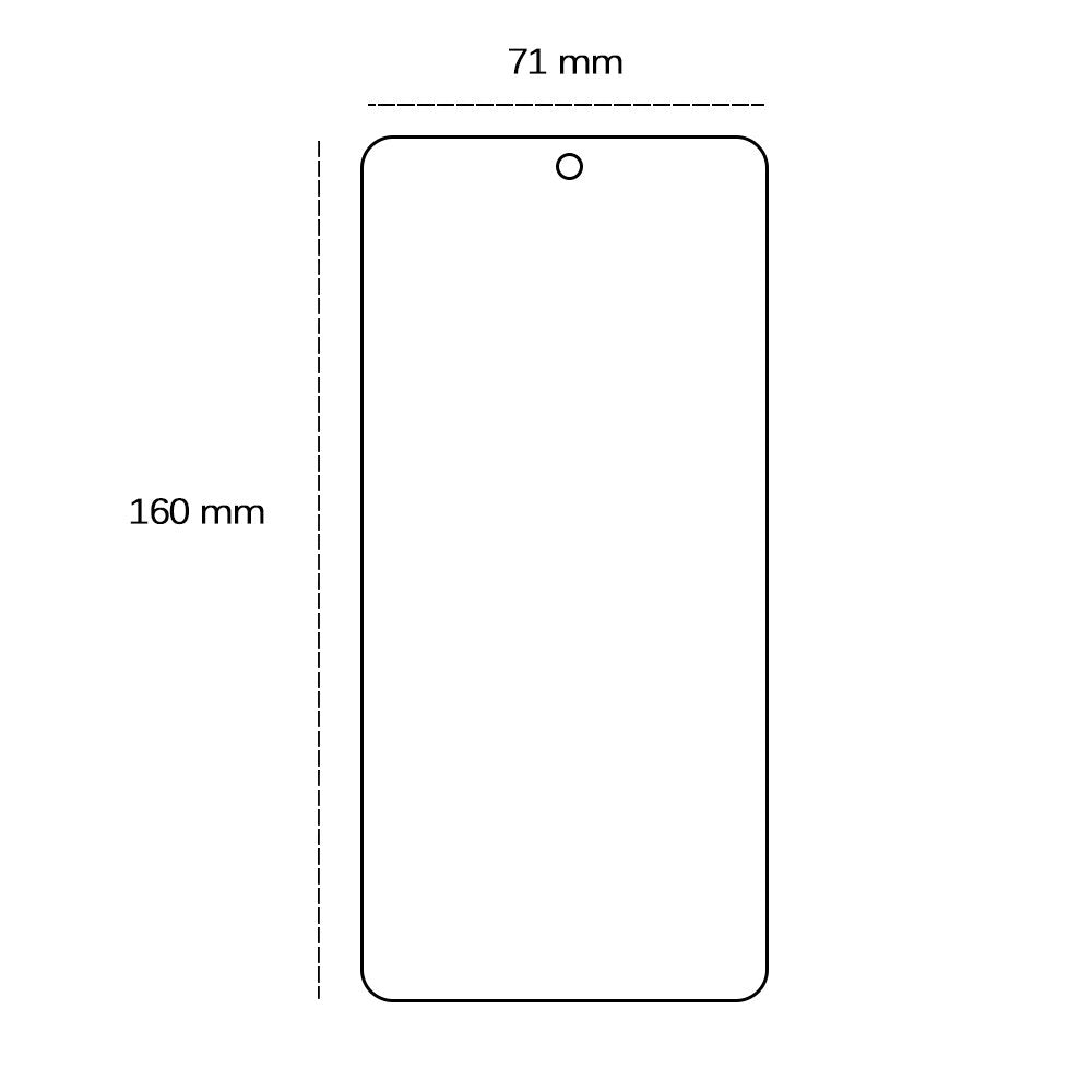 Aizsargstikls 2,5D Realme 12 5G