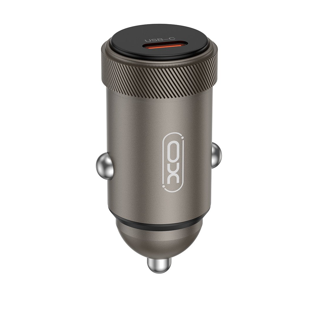 XO auto lādētājs CC70 PD 30W 1x USB-C, melns