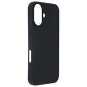 Satīna Flex iPhone 16 vāciņš melns