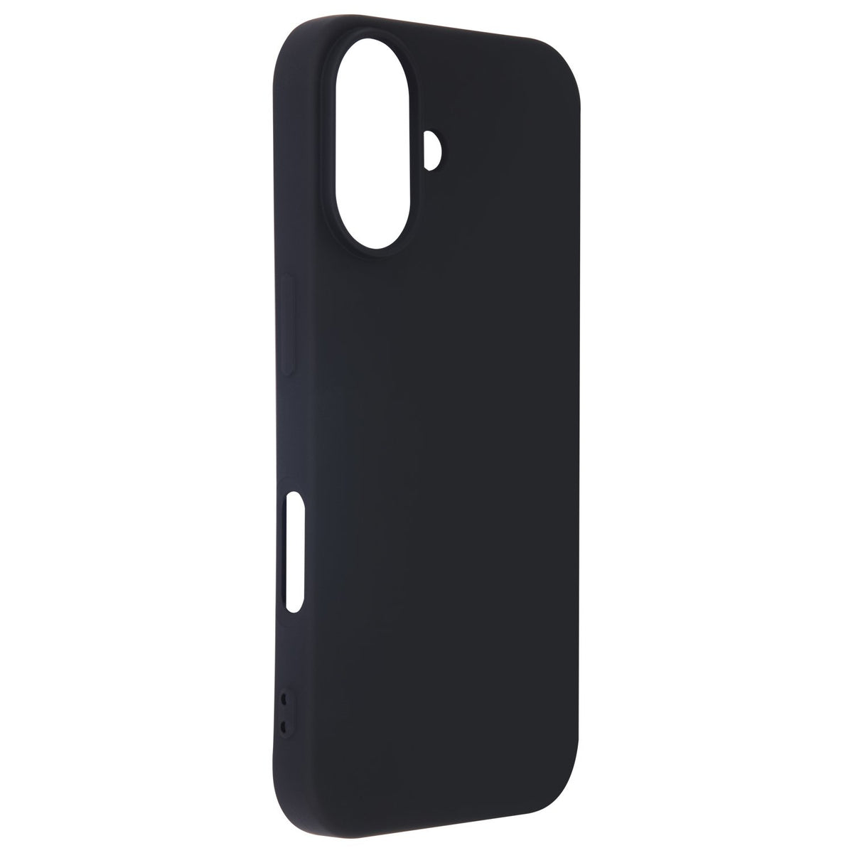 Satīna Flex iPhone 16 vāciņš melns