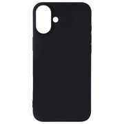 Satīna Flex iPhone 16 Plus vāciņš melns